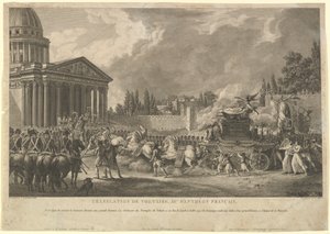 Translation de Voltaire au Panthéon Français - Simon Charles Miger