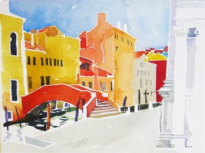 Campo S Guistina, 2006 (aquarelle)