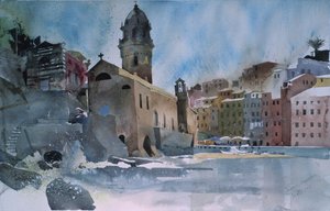 Fernazza, Cinque Terre, 2002 (aquarelle sur papier)
