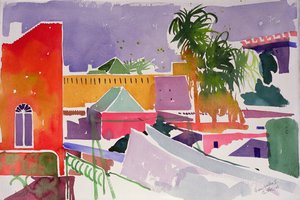 De Gallia 1 (aquarelle sur papier) - Simon Fletcher