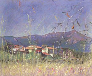 Paysage (pastel sur papier) - Simon Fletcher