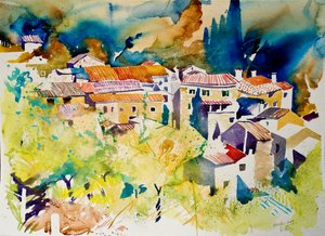 Mecle, 2009 (aquarelle)