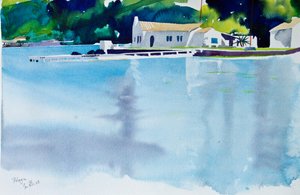 Pelagia, 2008 (aquarelle) - Simon Fletcher