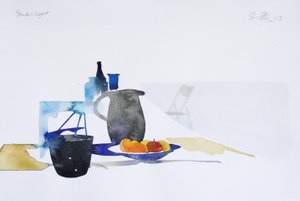 Studio Light (aquarelle sur papier)