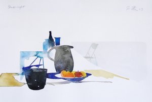 Lumière du studio, 2003 (aquarelle) - Simon Fletcher