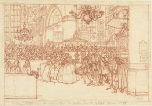 Baptême du prince Guillaume V, 1748 - Simon Fokke