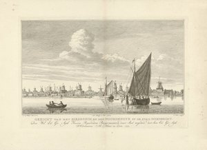 Vue sur la Biesbosch et le Noordendijk près de Dordrecht - Simon Fokke
