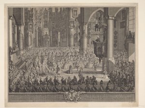 Mariage de Charles Christian de Nassau-Weilburg avec la princesse Caroline, 1760 - Simon Fokke