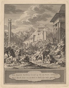 Enlèvement des Sabines - Simon Fokke after Bernard Picart