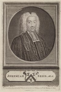 Jeremiah Seed, ecclésiastique et universitaire anglais (gravure) - Simon Francois (after) Ravenet