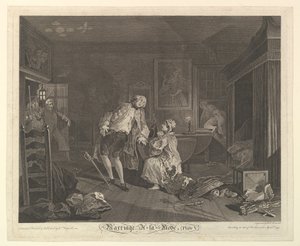 Mariage à la mode, planche V