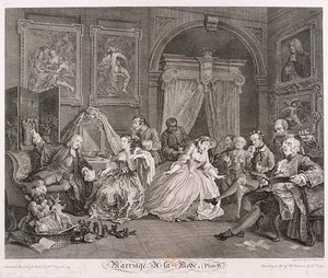 Mariage à la Mode, 1745, planche IV