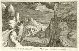 Paysage fluvial au clair de lune - Simon Frisius (attributed to)