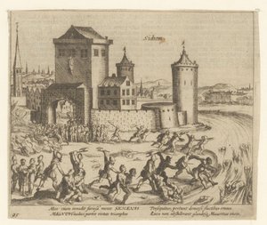 Le châtiment de Zichem, 1578 - Simon Frisius