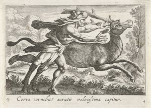 Hercule capture la biche de Cérynie