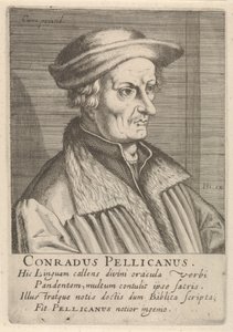Portrait de Conrad Pellican - Simon Frisius