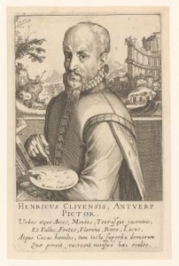 Portrait de Hendrick van Cleef - Simon Frisius