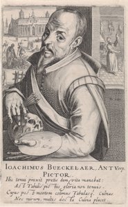 Portrait de Joachim Beuckelaer - Simon Frisius