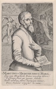 Portrait de Maarten van Heemskerck - Simon Frisius