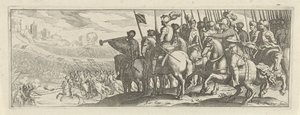 Cavaliers avec des lances - Simon Frisius