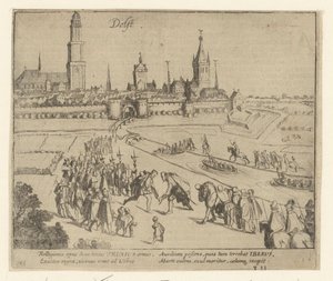 Truchsess est reçu à Delft, 1584 - Simon Frisius