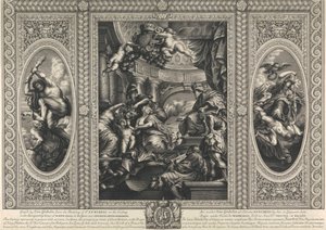 Le plafond de la salle de banquet à Whitehall : L