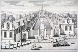Maisons de charité de la Trinité, Mile End Road, Stepney, Londres - Simon Gribelin