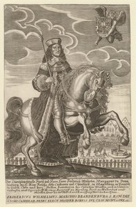 Portrait de Frédéric-Guillaume 1620-1688, Électeur de Brandebourg, Duc de Prusse, 1680 - Simon Grimm