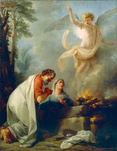 Le sacrifice de Manoach, père de Samson - Simon Julien