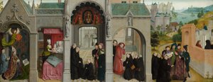 Scènes de la vie de saint Bertin - Annonciation avec prophètes et évangélistes - Simon Marmion
