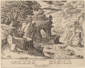 Après le naufrage - Simon Novellanus after Cornelis Cort