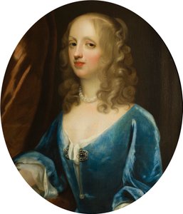 Portrait de Lady Diana Russell (1622-1694), vicomtesse Newport, c.1660-94 - Simon Peeterz Verelst