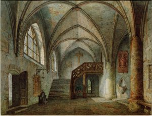Entrée de la maison des Douze Frères - Simon Quaglio
