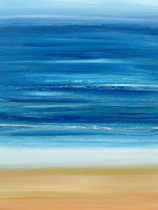 Atlantique, 2008 (huile sur carton) - Simon Tarrant