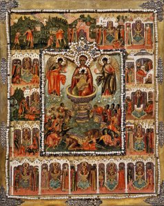 Theotokos Source de Vie, 1670 - Simon Ushakov
