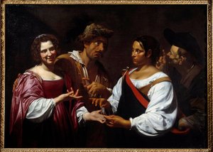 La diseuse de bonne aventure - Simon Vouet