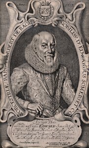 Edward Somerset, 4e comte de Worcester, courtisan anglais, vers 1618 - Simon de Passe