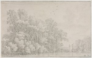 Paysage fluvial - Simon de Vlieger