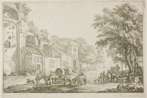 Ville de marché - Simon de Vlieger