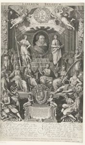 Frédéric-Henri comme protecteur de la religion et de la liberté, 1628 - Simon van de Passe