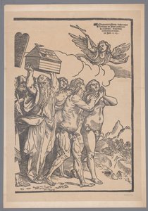 Reproduction de la dixième et dernière partie de la série de gravures Le Triomphe du Christ d