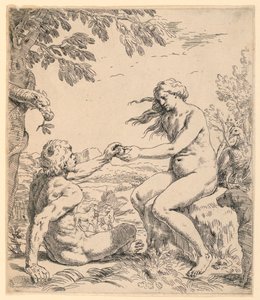 Adam et Ève - Simone Cantarini