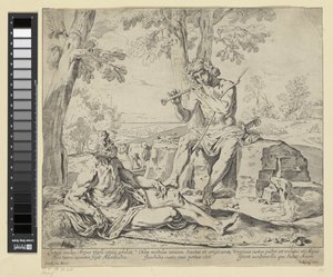 Mercure et Argus - Simone Cantarini