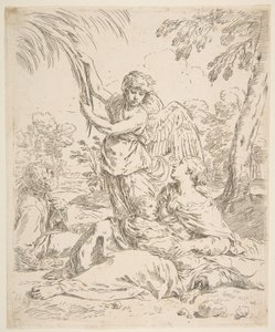 Repos en Égypte, Marie nourrissant l