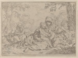 La Sainte Famille - Simone Cantarini