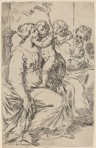 La Sainte Famille - Simone Cantarini