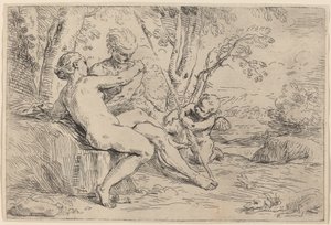 Vénus et Adonis - Simone Cantarini
