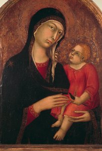 Madone et Enfant - Simone Martini