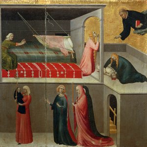 Miracle du bébé tombé du berceau (détail)