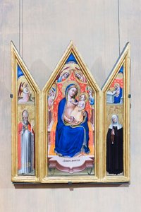Triptyque, Vierge à l
